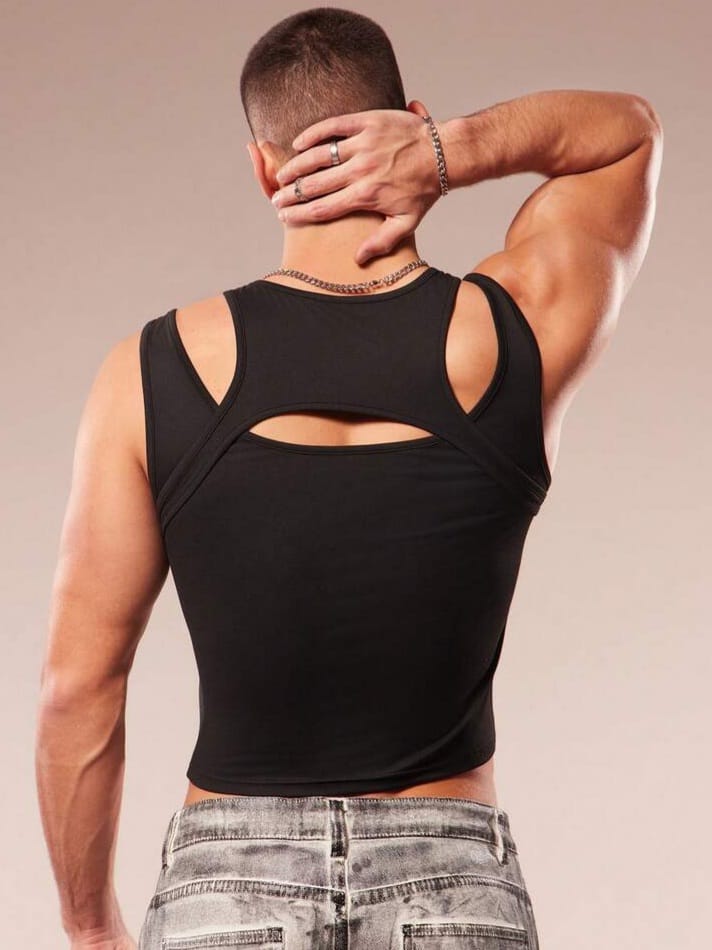 Men's Hollow 2in1 Tank Top